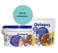 Двухкомпонентная эпоксидная затирка Octopus Zatirka цвет Аквамарин 2,5 кг. (ZB20(2,5))