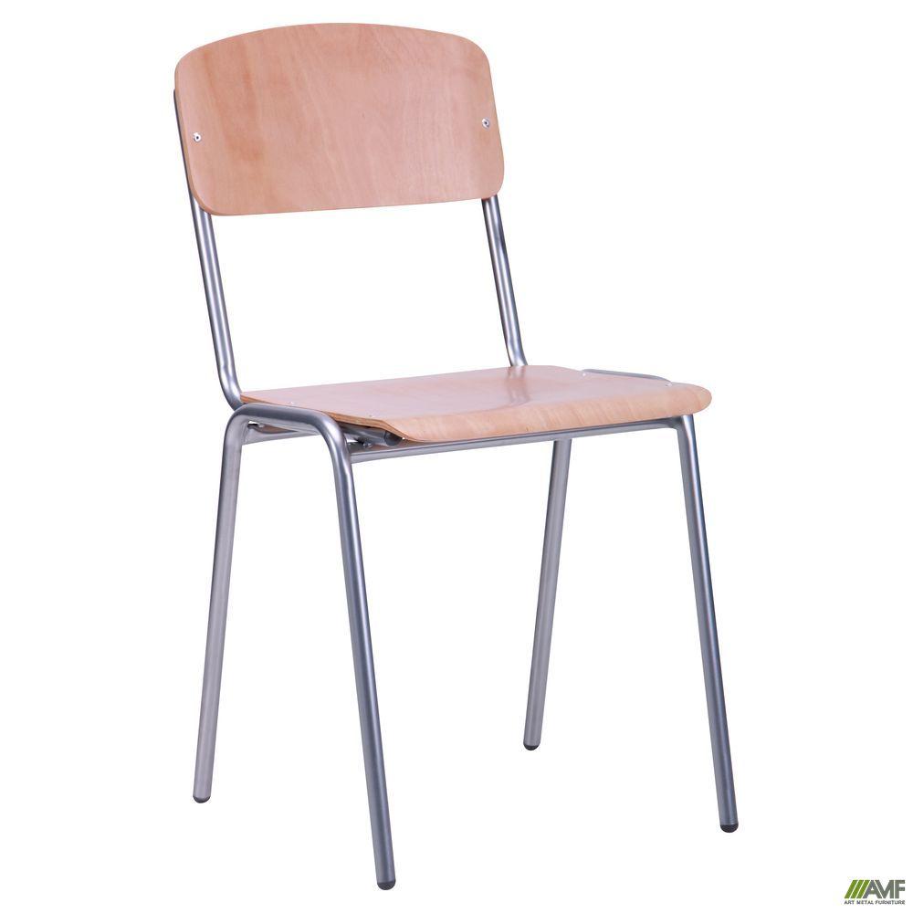 Стілець учнівський No6 алюм лак бук