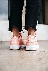 Жіночі кросівки Fila Disruptor II 2 Suede Pink, фото 5