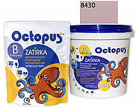 Двухкомпонентная эпоксидная затирка Octopus Zatirka цвет серо-розовый 8430 1,25 кг (8430-1)