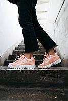 Женские кроссовки Fila Disruptor II 2 Suede Pink