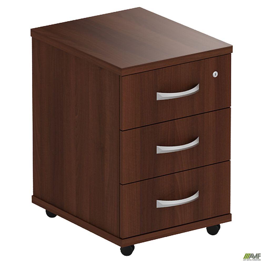 Тумба мобільна з ЦЗ МГ-402 (420х500х620 мм) горіх темний (у зборі)