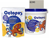 Двухкомпонентная эпоксидная затирка Octopus Zatirka цвет серый 8390 1,25 кг (8390-1)