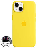 Силикон Original Round Case Apple iPhone 14 (13) Yellow