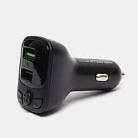 FM-модулятор Borofone BС41 Eminency + 2USB QC (Чёрный) (Уценка) (1 Категория)