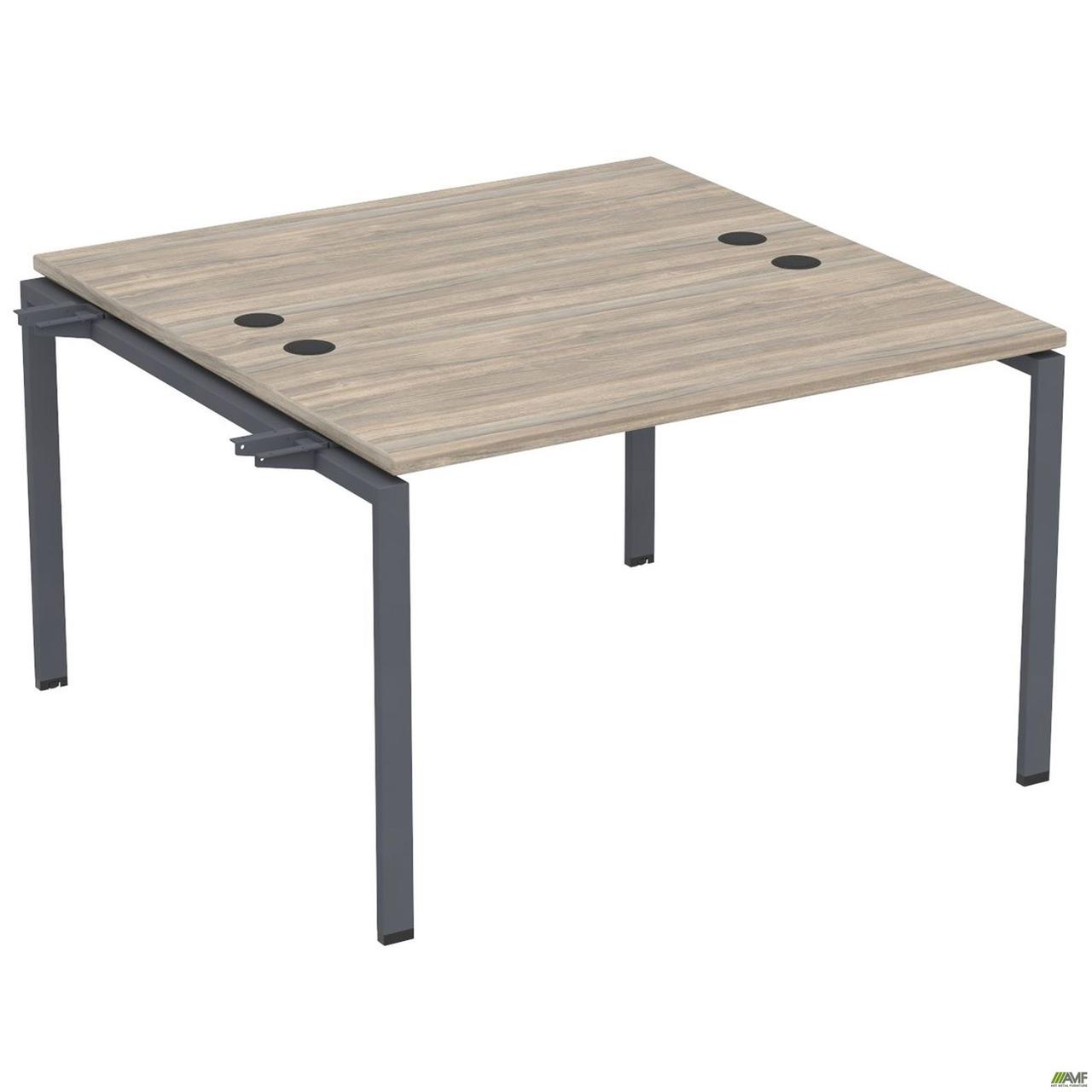 Робоча станція з кронш. одинарний. SIG-151 (1587х1200х750) Чорний граф/В'яз Ліберті