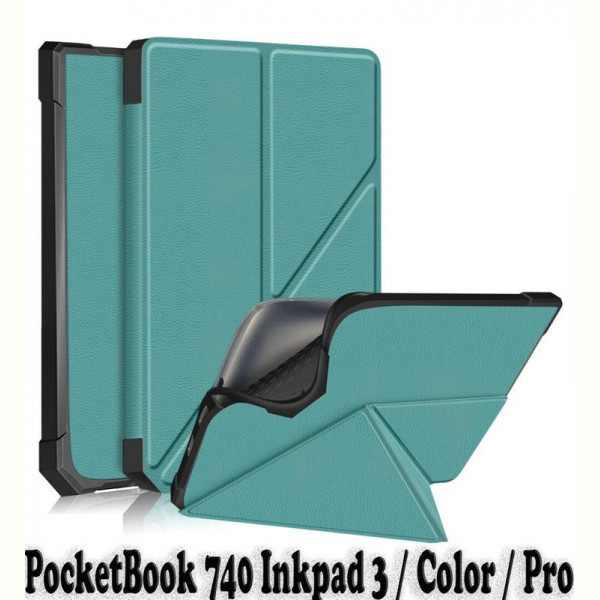 Чехол-книжка BeCover Ultra Slim Origami для PocketBook 740 Inkpad 3/Color/Pro Dark Green (707453)