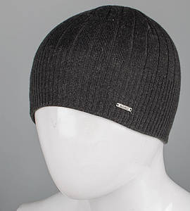 Чоловіча в'язана шапка на флісі Nord (231201), Темно-сірий