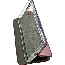 Чохол книжка Elegant book для Motorola E13 / бордовий, фото 4