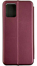 Чохол книжка Elegant book для Motorola E13 / бордовий, фото 3