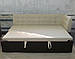 Диван для кухні прямий зі спальним місцем і боковиною Малібу, фото 2