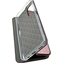Чохол книжка Elegant book для Motorola G82 / бордовий, фото 4