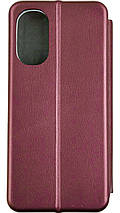 Чохол книжка Elegant book для Motorola G82 / бордовий, фото 3