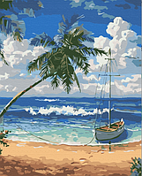 Картина за номерами Природа Набір для розпису на полотні Райський острів Живопис по номерам 40x50 Brushme BS51690