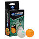 М'ячі для настільного тенісу Donic Elite 1* 40+ Plastic (6 шт) (608511) White+Orange, фото 2