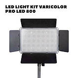LED — ОСВІТИЛЬНИК, ВІДЕОСВІТЛЕННЯ VARICOLOR PRO LED U800+ (3200-6500 K) З РЕГУЛЮВАННЯМ І МЕРЕЖОВИМ АДАПТЕРОМ, фото 2