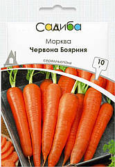 Насіння Морква Червона Бояриня Садиба центр 10 г