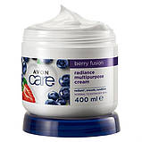 Мультифункціональний крем для обличчя, рук і тіла «Ягідний мікс» 400 мл AVON CARE SUPERFOOD BLUEB, фото 2
