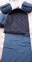 Тактический водоотталкивающий зимний спальник одеяло походной армейский с ручками для переноса осень лето
