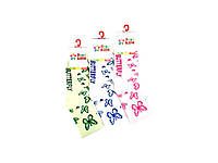 Шкарпетки 12пар дитячі стрейч SK028 Метелики (білий/рожевий/мята) р.22-24 ТМ Star Kids 7Копійок