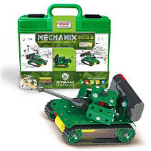 Металевий конструктор MECHANIX: Танк`(305 елем)