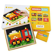 Деревенная мозаїка`Wooden pixel: Машинки` (Cubika)