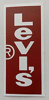 Стикер етикетка-наклейка самоклейка Levis 1 (9 см х 4см)