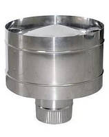 Дефлектор для дымохода Ø115мм из оцинковки, толщина 0,5мм Волпер для одностенных дымоходов