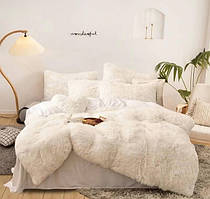 Хутряне покривало-ковдра з наповнювачем із холофайберу "Ведмедик" розміром 200*220