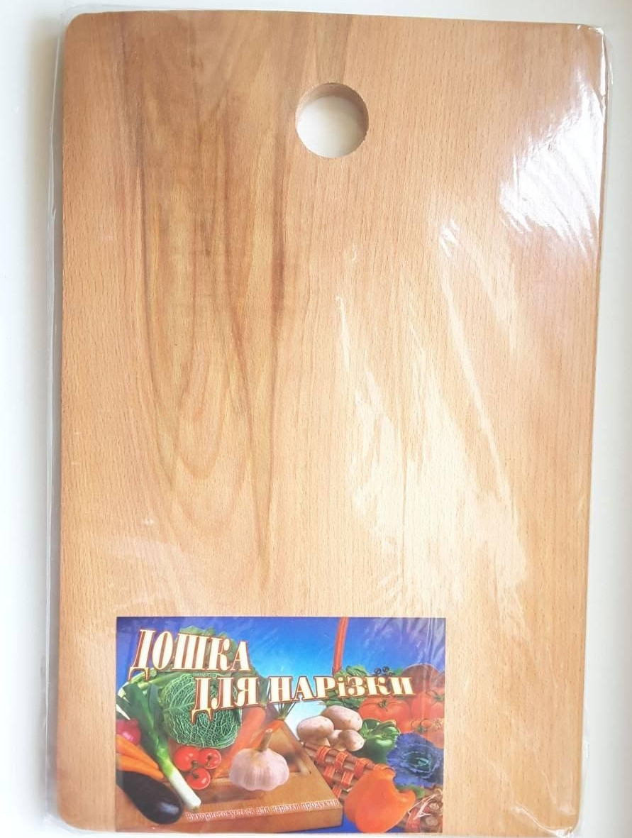 Дерев'яна обробна дошка, висота 36,5 см/ширина 24 см, фото 1