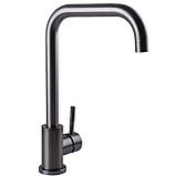 Кухонний змішувач Globus Lux ALPEN SBT1-203L-GP PVD чорний, фото 4