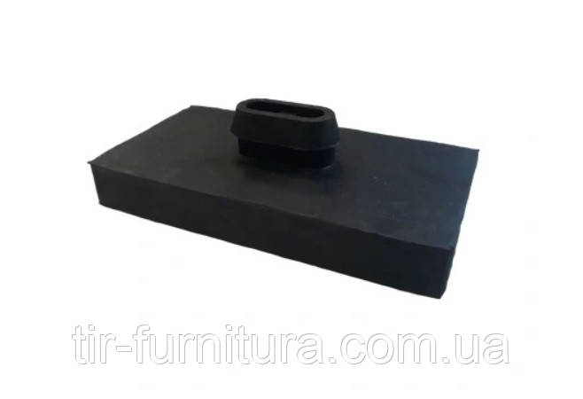 Відбійник неглибокий гумовий для кузова WIELTON H=20 мм, фото 1