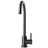 Кухонний змішувач Globus Lux ALPEN SBT1-203S-GP PVD чорний, фото 4