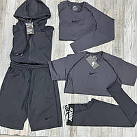 Компресійний спортивний одяг original NIKE 5в1 стиль 2023/одяг для заняття спортом/ розмір М-ХХЛ