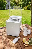 Льодогенератор апарат машина для приготування льоду SilverCrest SEMK 105 B2, фото 6