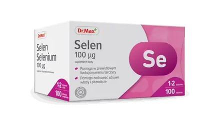 Dr.Max Selen Селен органічний з культури дріжджів 100 мкг, 100 таблеток. До 08/2026