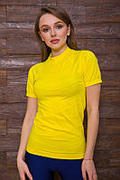 Женская футболка для спорта желтого цвета 117R134 Ager S-M