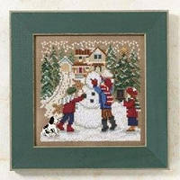 Набор для вышивки Mill Hill Snow Day (2009) Christmas Village Series