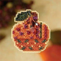 Набір для вишивки Mill Hill Jeweled Pumpkin Ювелірний гарбуз