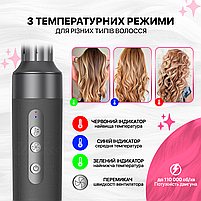 Мультистайлер Brillix Airwrap HS05 long, стайлер з 7 насадками Чорний, фото 8