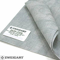 Тканина для вишивання Zweigart Belfast 32 ct 3609/7729 Vintage Gray/Сірий не однотонний