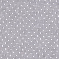 Belfast 32 ct. Zweigart Gray linen, white dots/Серый в белый горошек 50*70 см