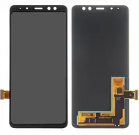 Дисплей Samsung A530 Galaxy A8 (2018) с сенсором, черный, Original (PRC)