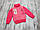 92 1-1,5 роки (0-1) в'язаний теплий светр гольф для дівчинки під горло 3332 Рожевий, фото 2