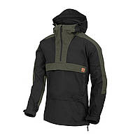 Куртка Анорак Helikon-Tex WOODSMAN ANORAK JACKET Black/TAIGA GREEN Тайга зеленый\Черный