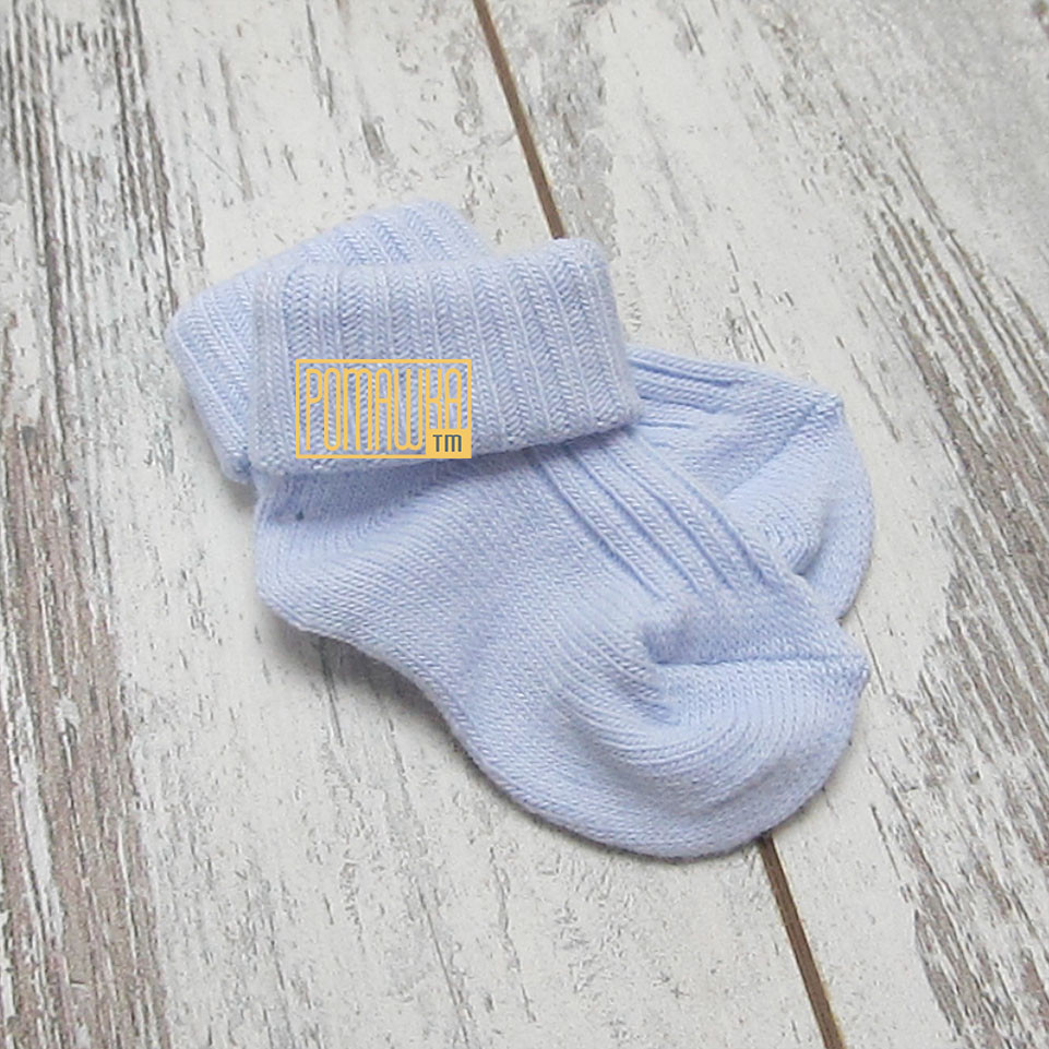 7 см 0-3 зимові теплі в'язані шкарпетки для новонароджених немовлят у пологовий будинок зима 5095 Блакитний