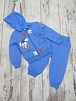 74 5-7 міс (68) трикотажний костюм для новонародженого хлопчика малюків демісезонний 4853 СН