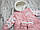 86 9-12 міс (80) демісезонний осінній суцілісний теплий комбінезон для новонародженої дівчинки на осінь 4007, фото 3