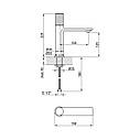 Змішувач для раковини Qtap Brno 1067103C, фото 3