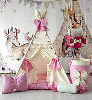 Вігвам для дитини Міленіум БОН БОН + кошик для іграшок + підвісний гойдалка. Повний комплект!